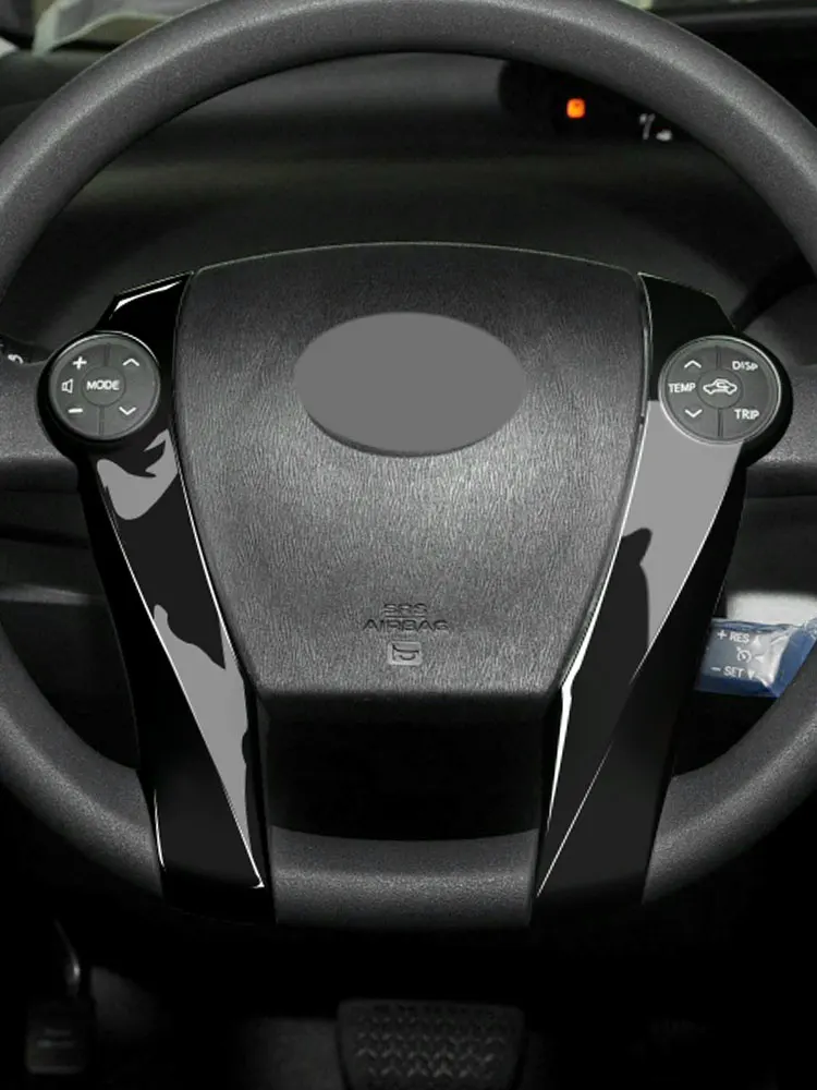 Cubierta fibra de carbono botones volante Toyota Prius XW30 2009-2015