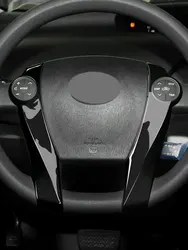 Cubierta fibra de carbono botones volante Toyota Prius XW30 2009-2015