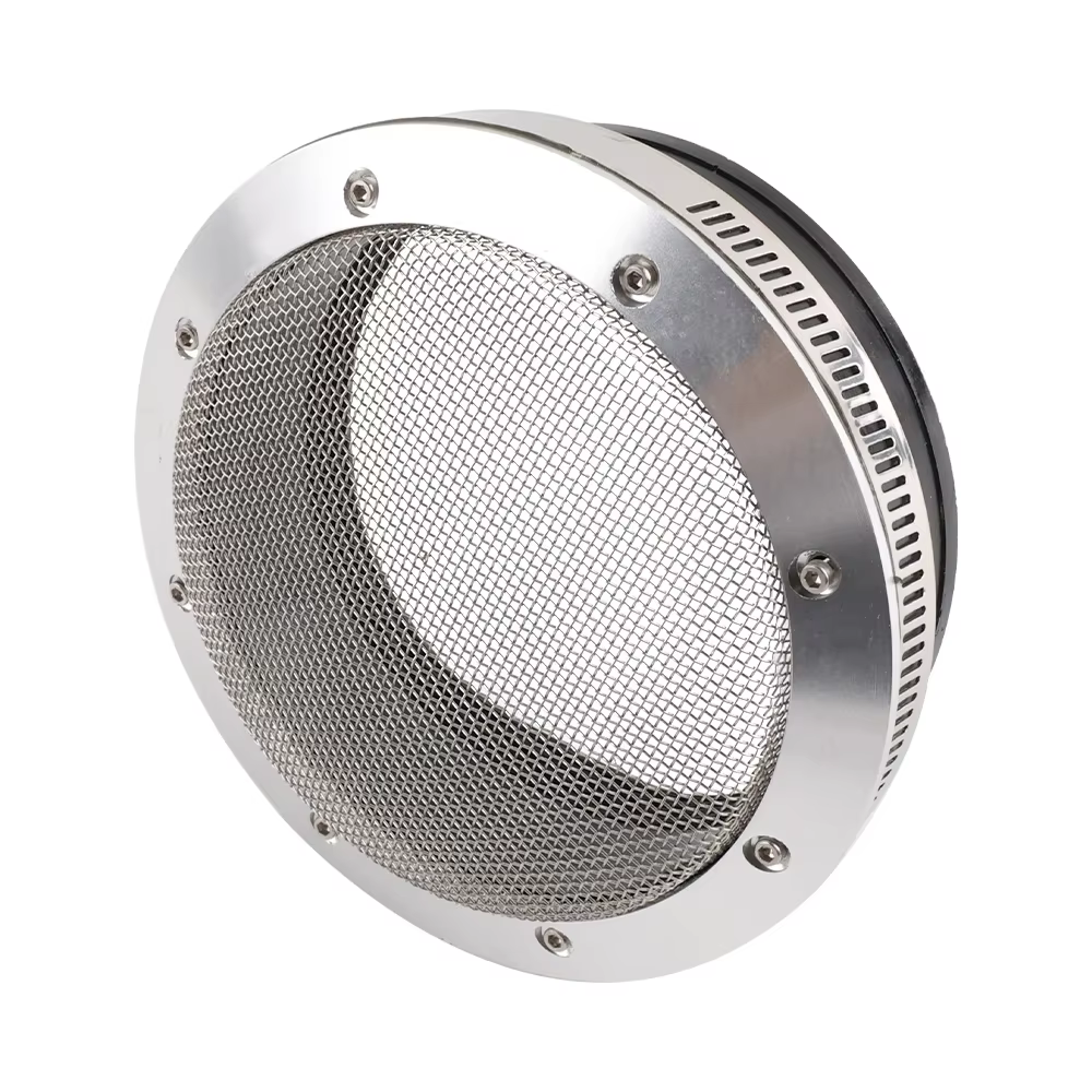 Pantalla protectora inoxidable de admisión turbo universal 4" - imagen 5