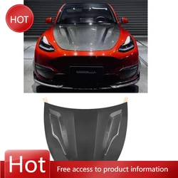 Capó de carbono para Tesla Model Y 2021 en adelante estilo racing