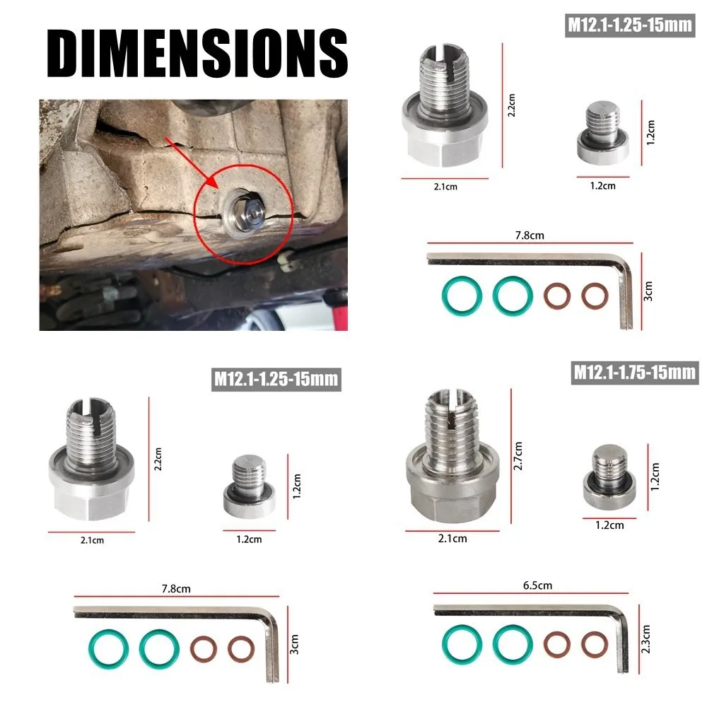 Kit reparación rosca cárter M12 con tapón autorroscante - imagen 2