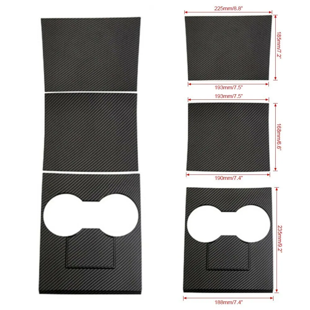 Kit fibra de carbono consola central para Tesla Model 3/Y 2017-2020 - imagen 3