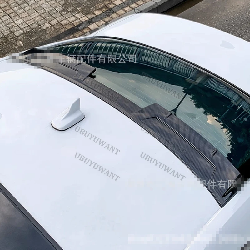 Alerón de techo trasero Audi A4 B9 negro brillante - imagen 5