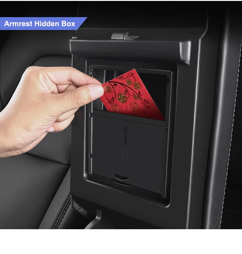 Organizador Tesla Model 3/Y Consola Central Almacenamiento - imagen 3