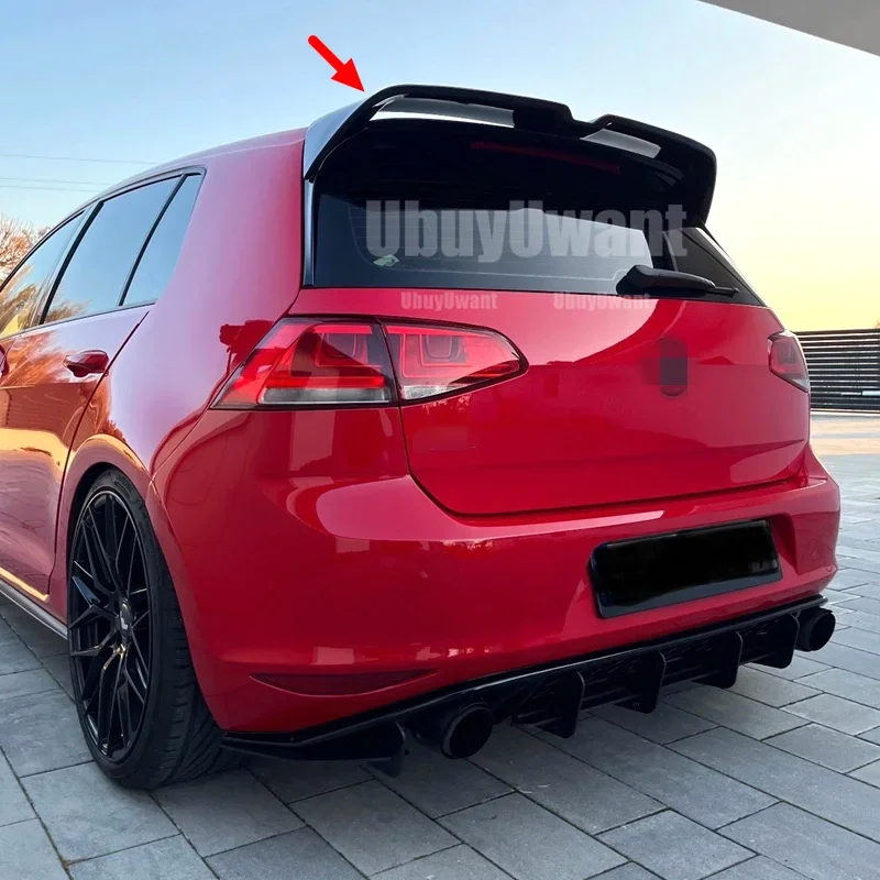 Alerón trasero de techo estilo Oettinger para Volkswagen Golf 7 GTI/R - imagen 4