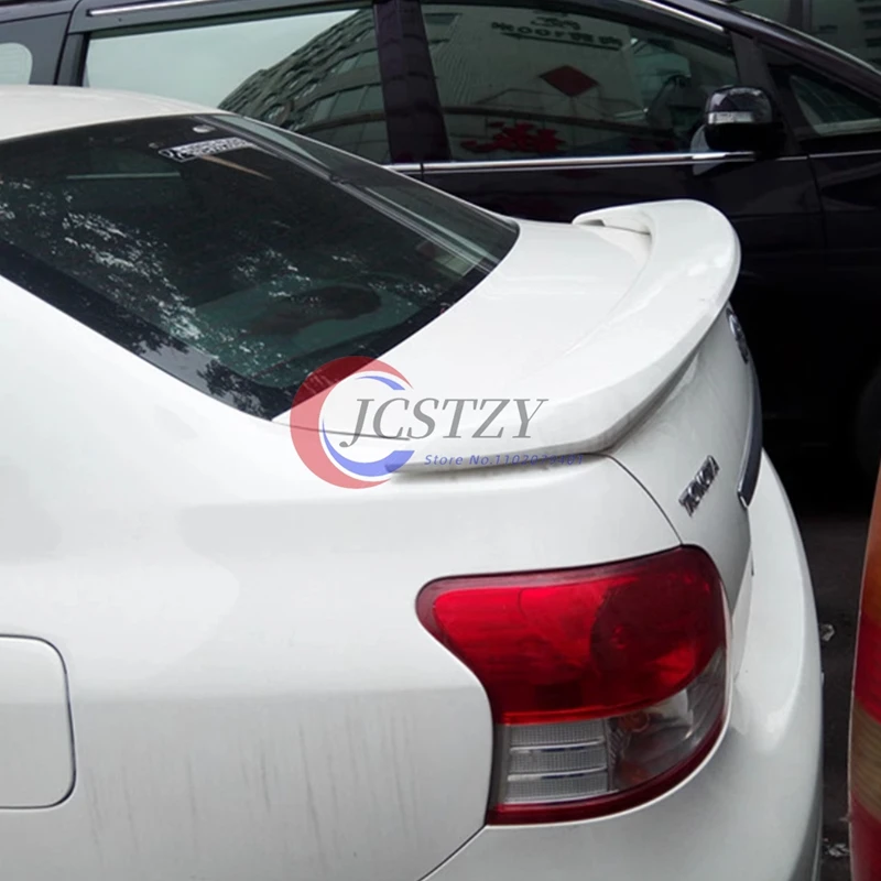 Para Yaris Spoiler Material ABS de alta calidad alerón trasero de coche Primer Color alerón trasero 2008-2013 - imagen 2