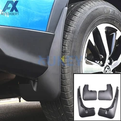 AX Juego guardabarros moldeados para Toyota RAV4 2016-2018