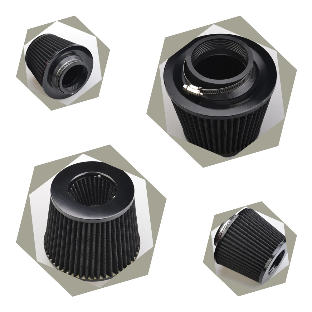 Filtro de aire alto flujo 76mm – Kit de admisión universal - imagen 4