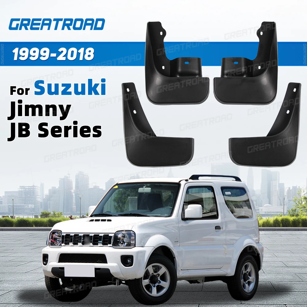 Protectores de salpicaduras y guardabarros para Suzuki Jimny JB Series 1999-2018