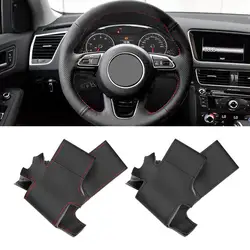 Funda de volante de microfibra efecto cuero para Audi Q3, Q5 y Q7