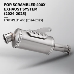 Triumph Scrambler 400 X 2024-2025 – Sistema de escape trasero