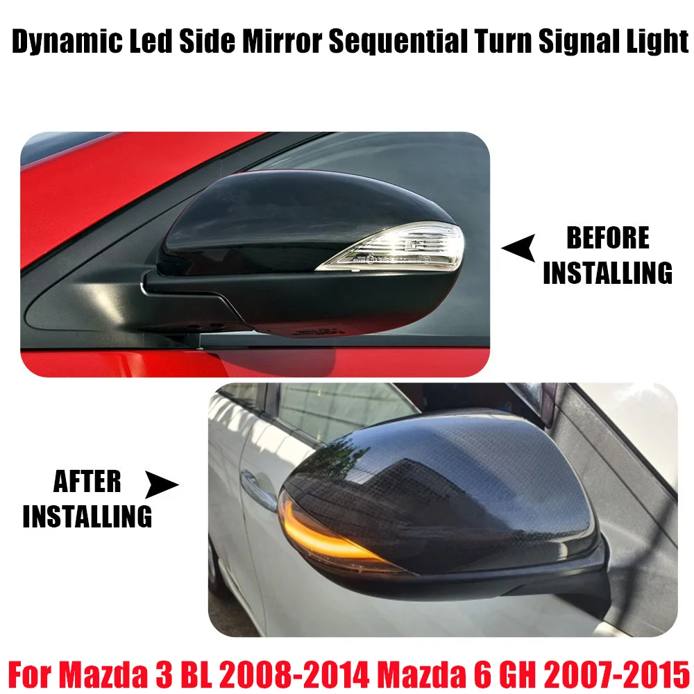 Intermitentes LED dinámicos para espejo retrovisor