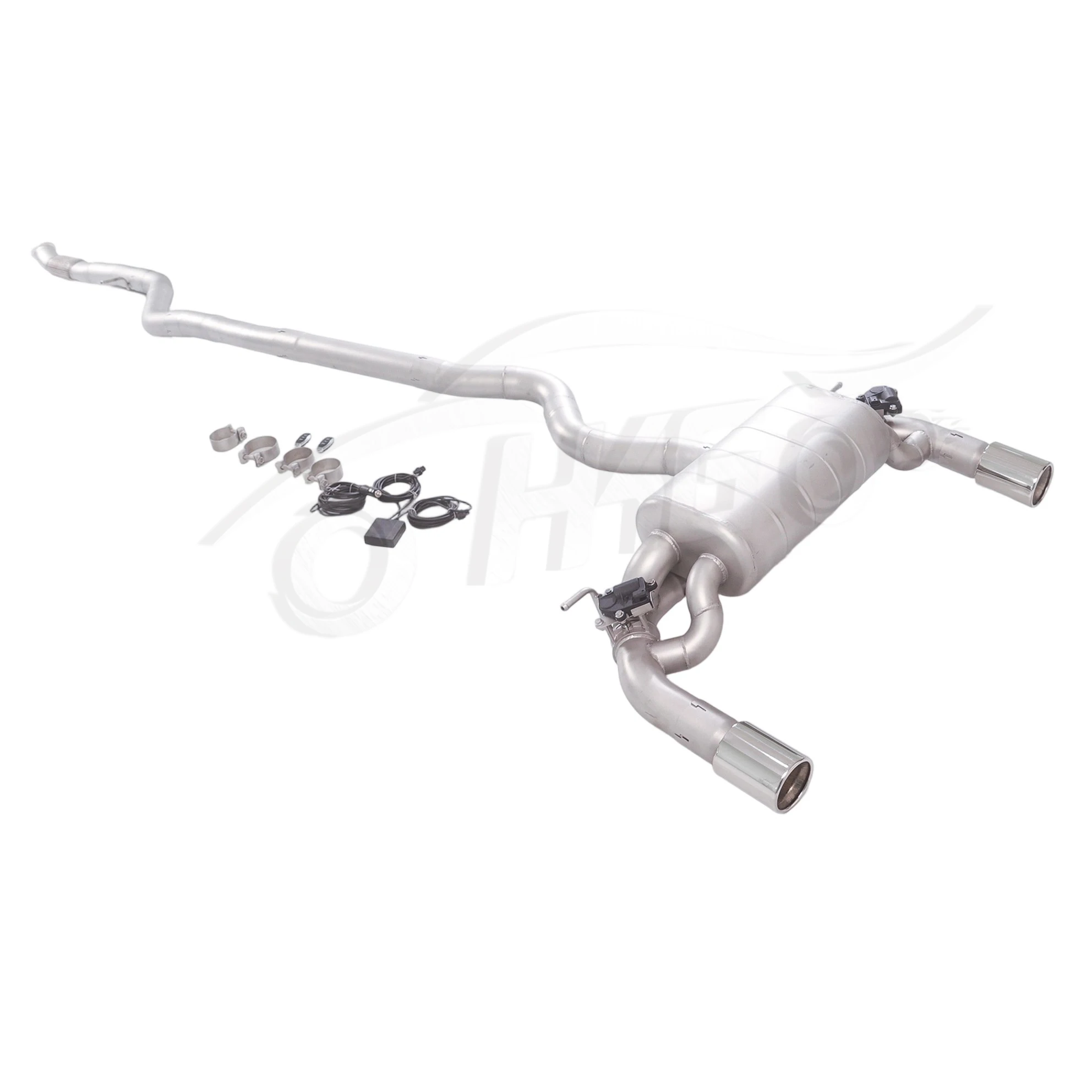 Para BMW 2012-2015 335i F30 3,0 T N55B30 catback con válvula electrónica 304 sistema de escape de 2 puntas de coche de acero inoxidable - imagen 5