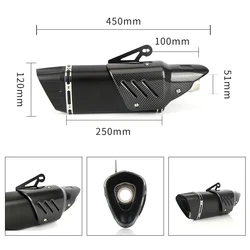 Yamaha Silenciador de escape para YZF-R6 51 mm