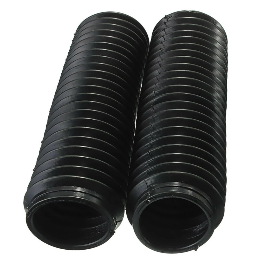 Guardapolvos de horquilla delantera CQR para motocicleta negros - imagen 3