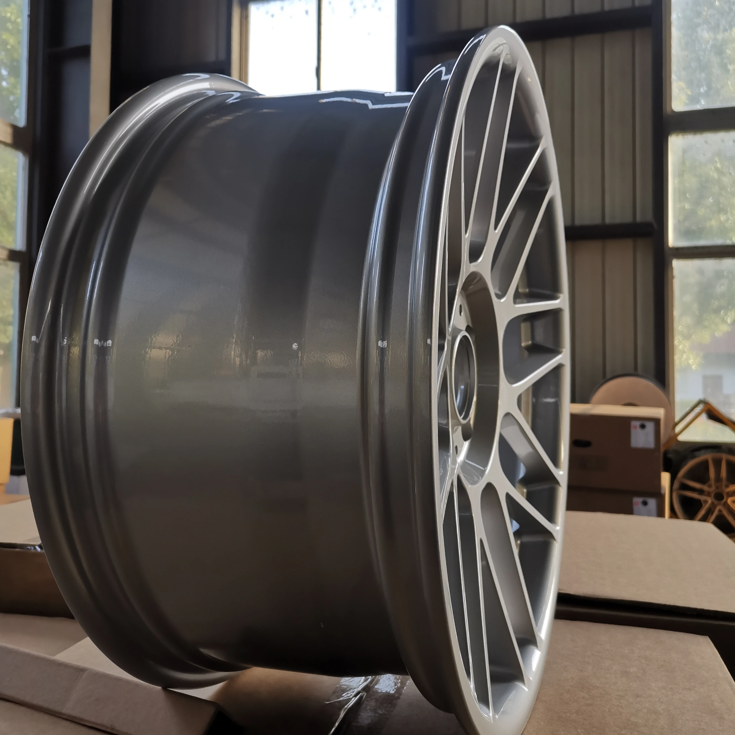 YQ barato 5x120 ruedas forjadas 17 18 19 pulgadas escalonado cóncavo aleación de aluminio ruedas de coche cubos llantas para E46 E38 E39 E60 E34 E9 - imagen 5