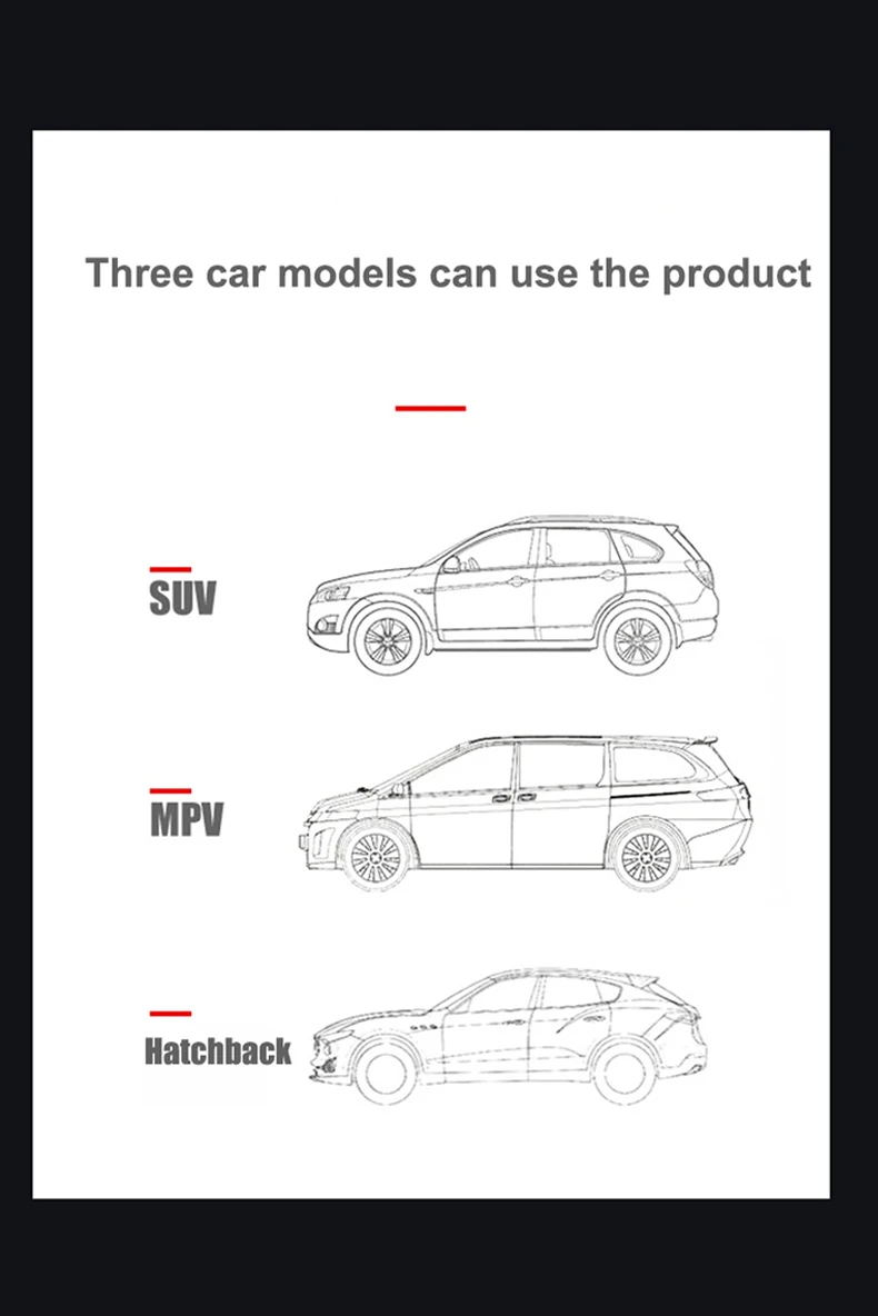 Detalle de los bolsillos del organizador para coche