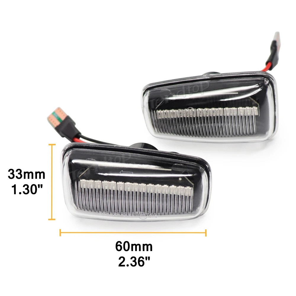 Repetidores laterales dinámicos intermitentes LED – Peugeot 306 106 406 Citroën Saxo - imagen 3