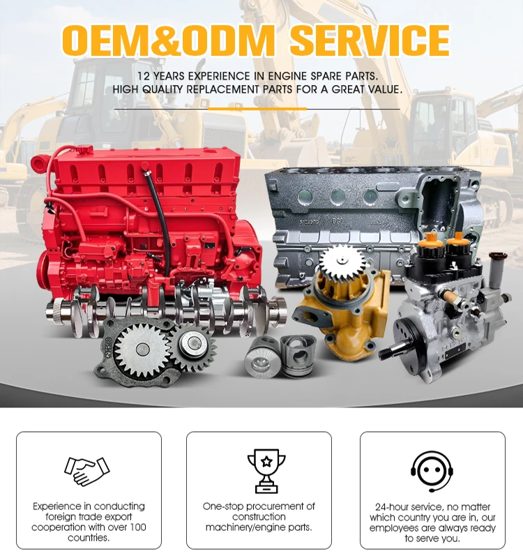 Cigüeñal para motor 6D114-2 de recambio
