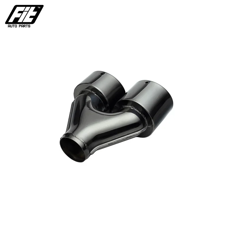 Punta de escape doble 63 mm entrada, 102 mm salida en acero inoxidable - imagen 5