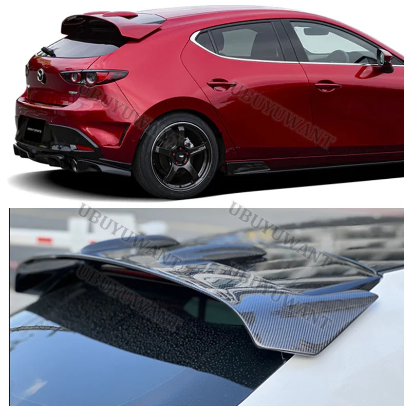 Ala trasera y difusor de fibra de carbono Mazda 3 Hatchback 2020+ - imagen 2