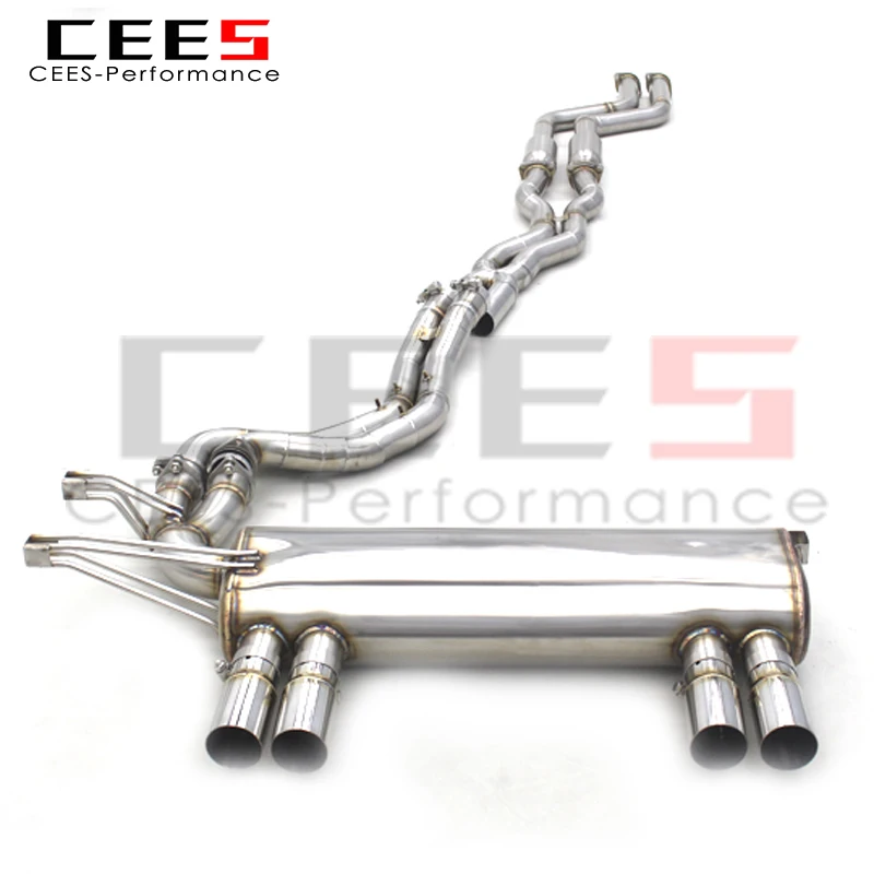 Escape cat-back CEES de acero inoxidable para BMW M3 E46 - imagen 4