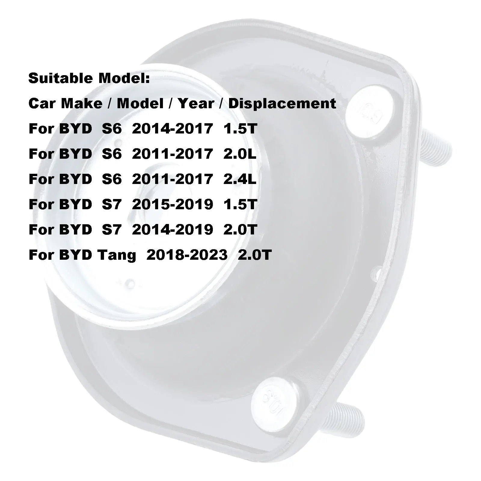 Soporte de amortiguador trasero BYD S6/S7 Tang 2.0T - imagen 3