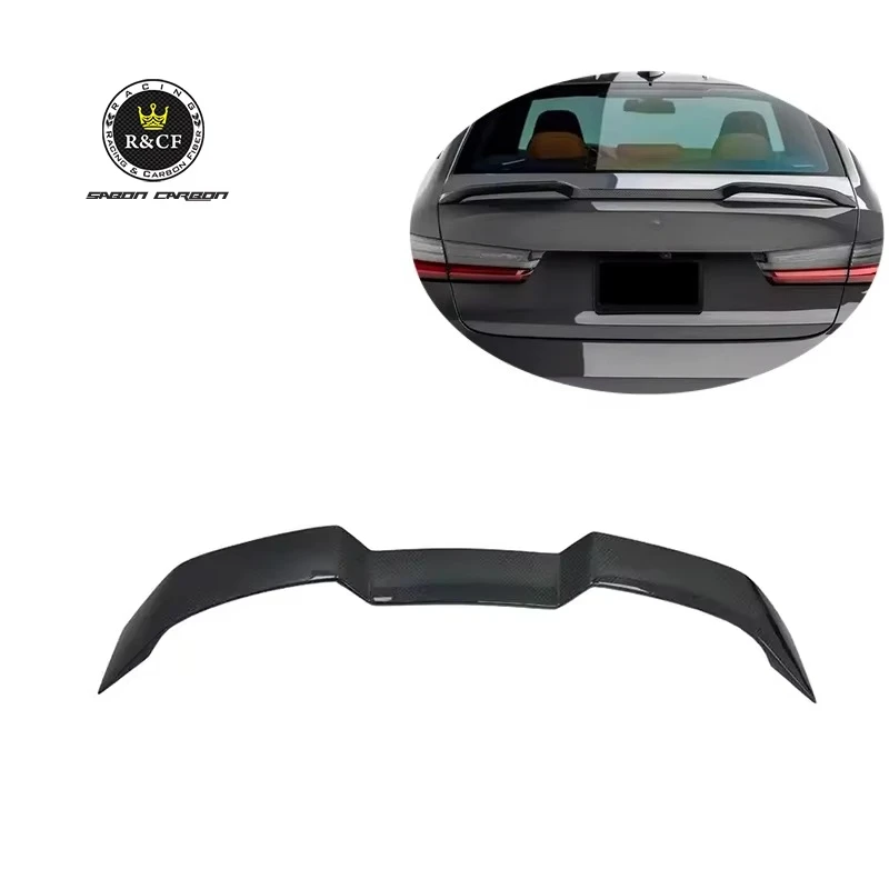 Alerón de fibra de carbono estilo V para BMW M3 G80 y M4 G82