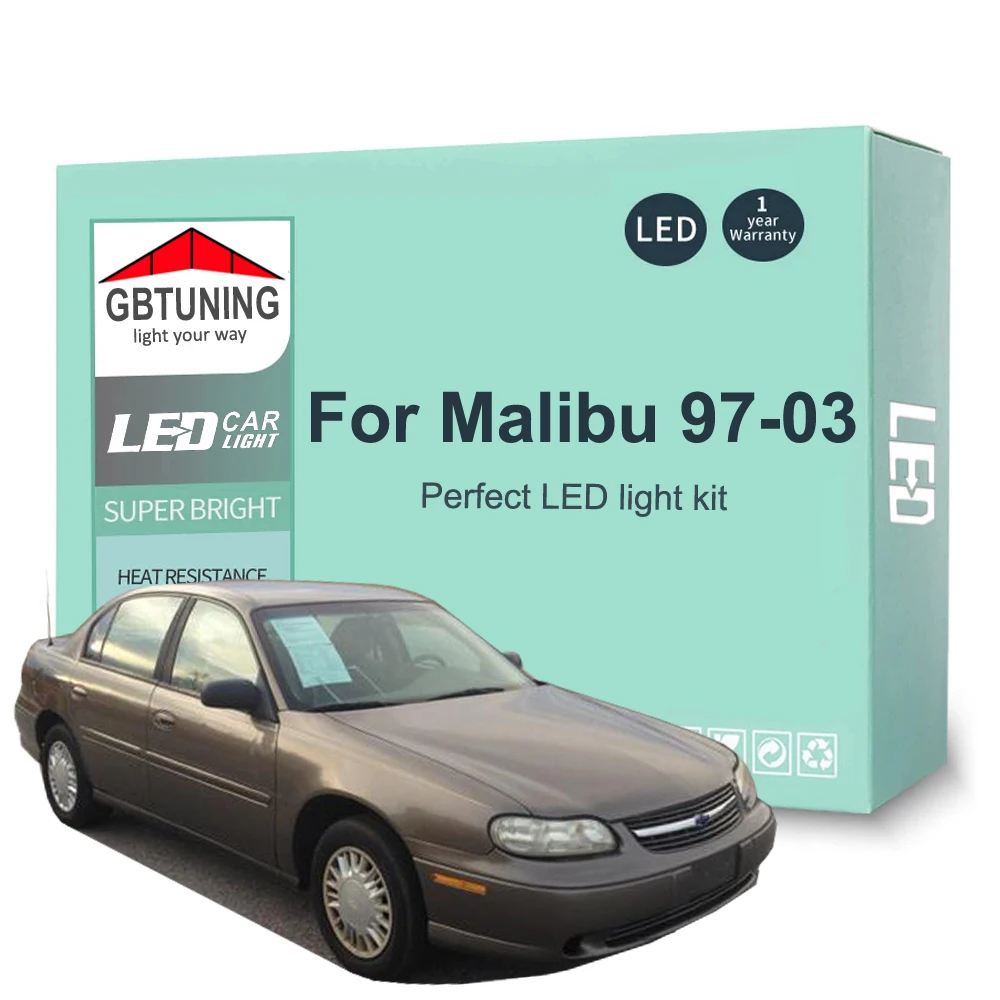 Bombillas LED Canbus de señal para Chevrolet Malibu 1997-2003