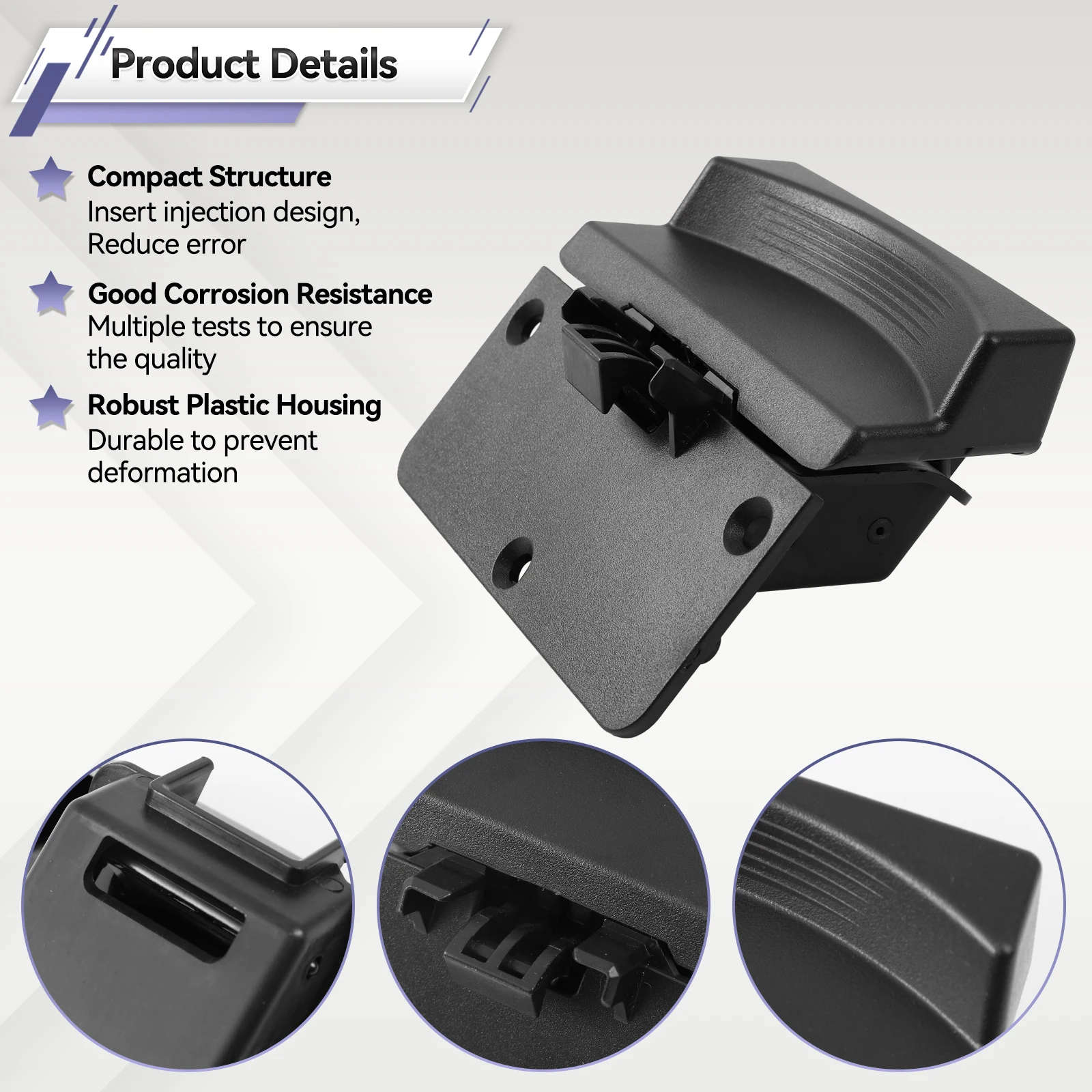5RQ83TX7AC Reposabrazos pestillo perilla–Dodge Ram 1500/5500 2013-2018 - imagen 3