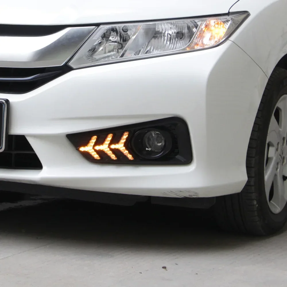 Luces diurnas LED dinámicas Honda City 2015-2016 - imagen 5