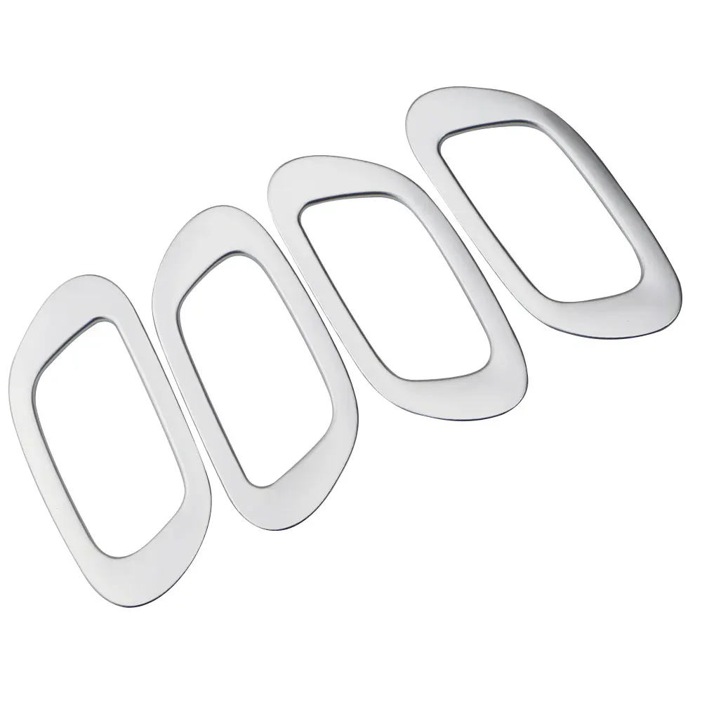 Juego de 4 unidades de pegatinas de marco de manija de puerta cromadas internas de coche para Honda HRV HR-V Vezel 2013 2014 2015 2016 2017 2018 Accesorios - imagen 2