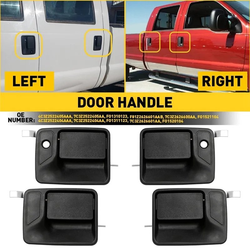 AB56 Manijas puerta exterior Ford F250 F350 F450 F550 Super Duty - imagen 3
