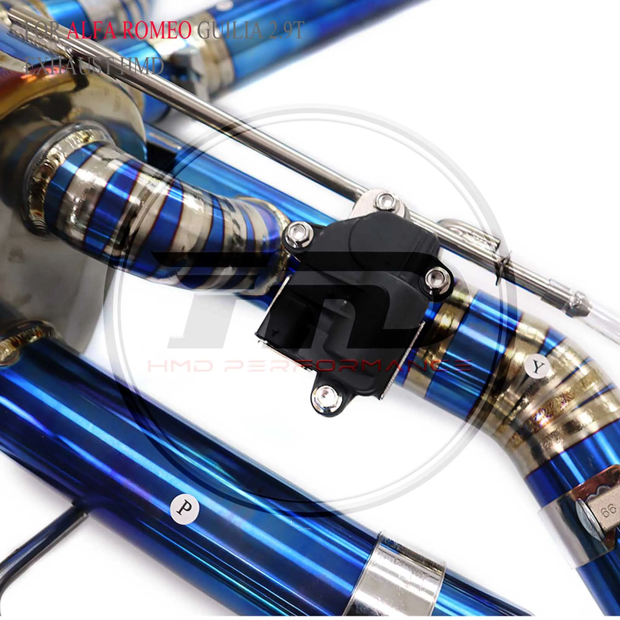 Escape HMD Titanium catback para Alfa Romeo Giulia 2.9T – alto flujo - imagen 4