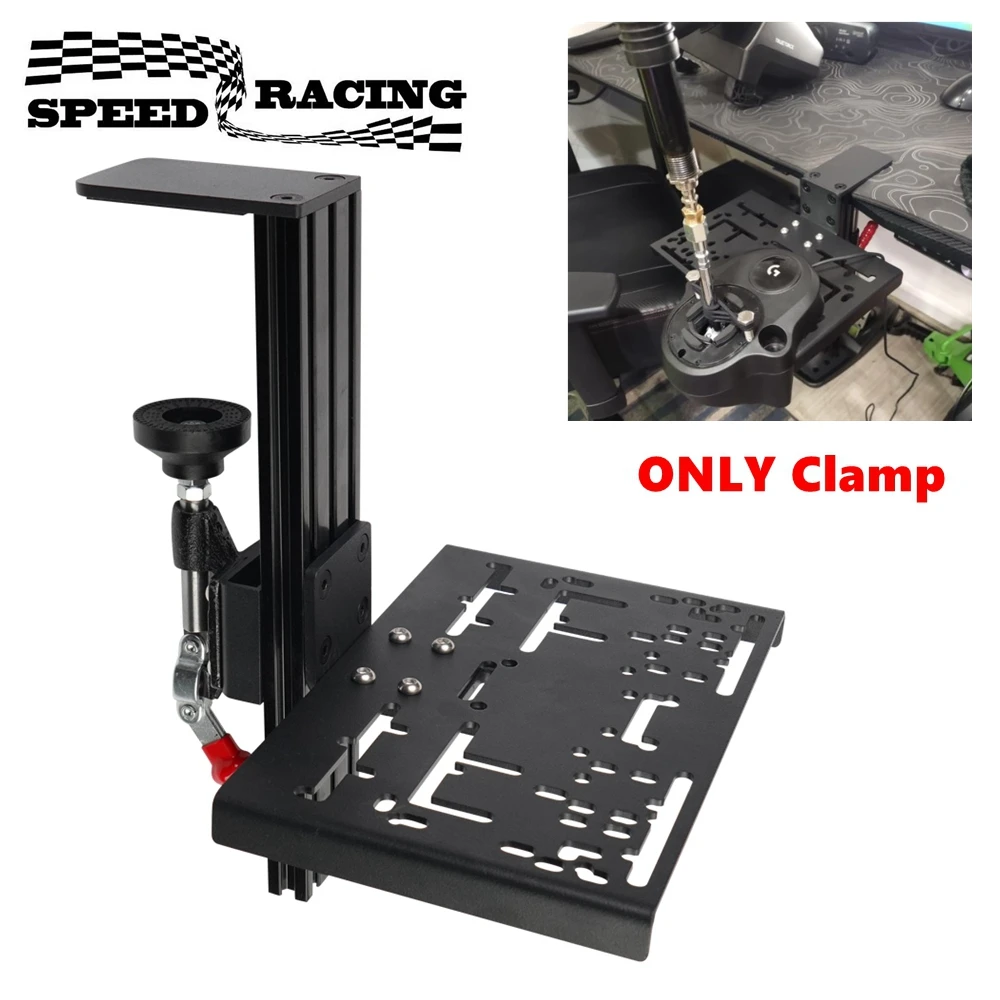 Soporte de sobremesa para palanca y freno de mano de sim racing