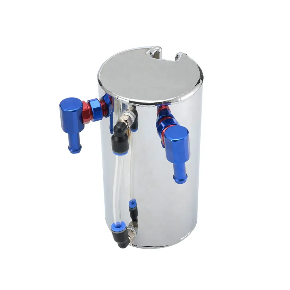 Tanque Universal de captura de aceite de motor de coche, tanque de ventilación de 600ml, radiador de aleación de aluminio, desbordamiento, tanque de combustible, accesorios para coche - imagen 3