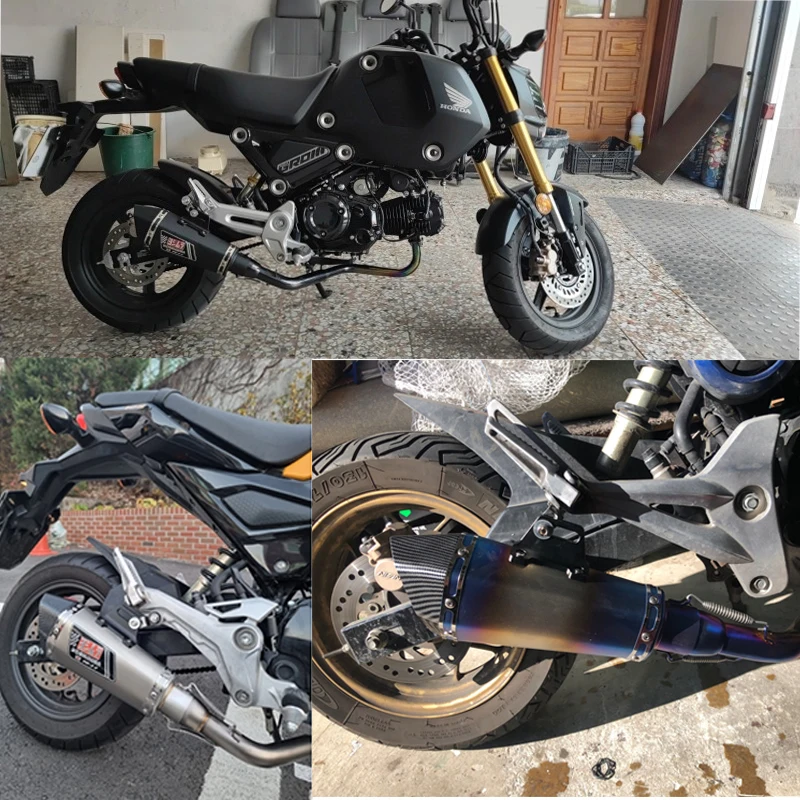 Silenciador carbono con DB Killer - Honda GROM MSX125 2013-2021 - imagen 2
