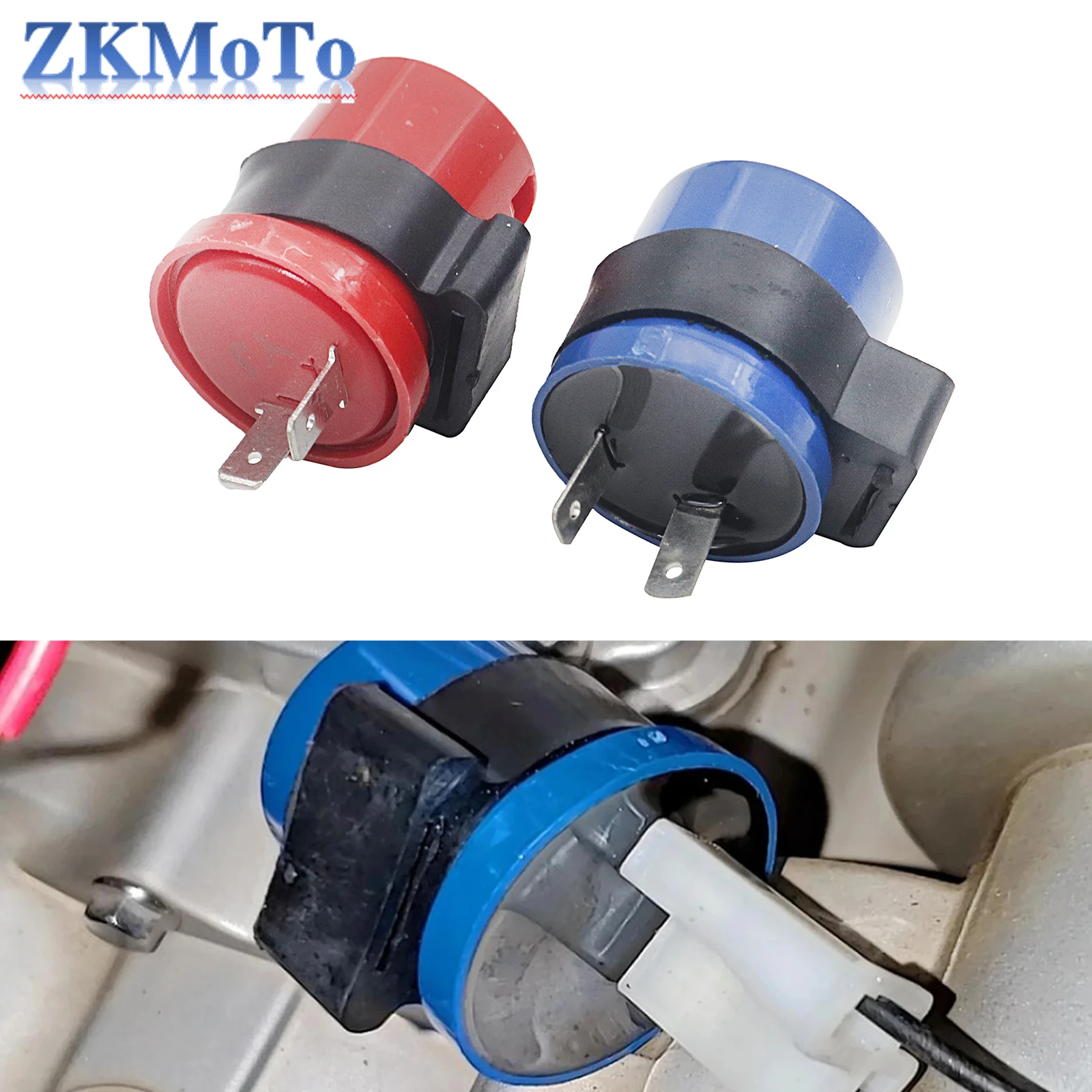 Intermitente Universal para motocicleta, 6V-12V, dispositivo de advertencia de señal de giro izquierda y derecha para piezas KTM, Honda, Yamaha, Kawasaki, Suzuki