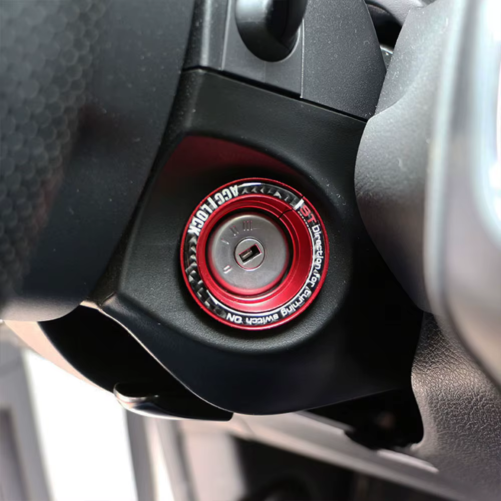 Adhesivo de fibra de carbono para contacto de encendido Ford Focus II/III