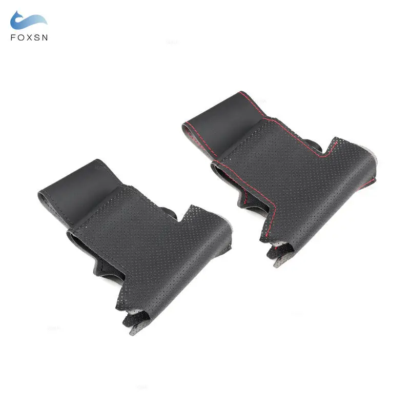 Funda de cuero perforado para volante Audi Q3 Q5 Q7 – Modelos 2011-2017 - imagen 2