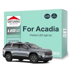 Kit de bombillas LED interiores CANBUS para GMC Acadia 2007-2022