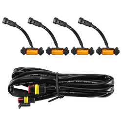 Luces ámbar de rejilla para Toyota Tacoma TRD 2016-2018, juego de 4