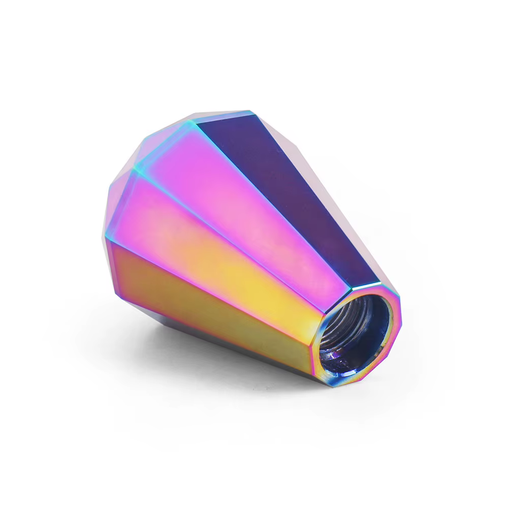 Pomo de cambio de aluminio tipo diamante universal - imagen 4