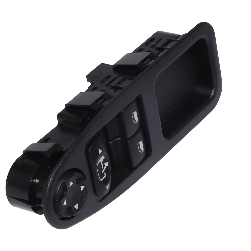 Interruptor de ventanilla eléctrica negro con conector de 13 pines