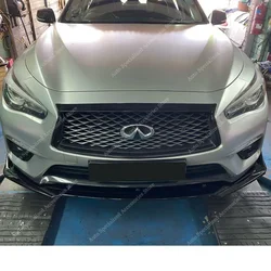 Parachoques delantero labio Infiniti Q50 2017-2019 rojo sport