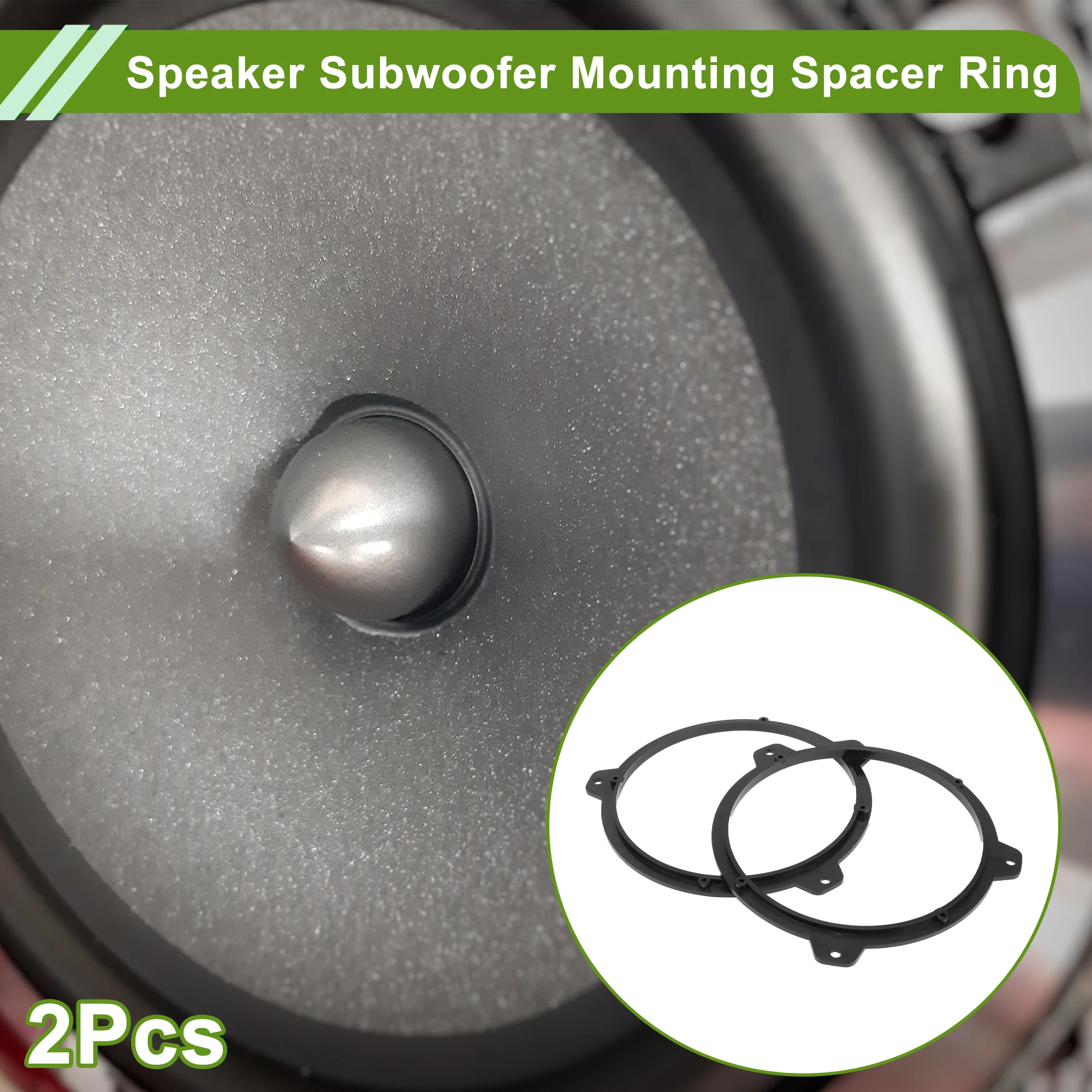 X Autohaux Altavoz Espaciador Anillo Tweeter Altavoz Espaciador Adaptador para BMW 3 E46 1998 para 6.5" - imagen 5