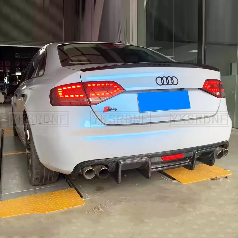 Difusor trasero fibra de carbono Audi A4 B8 S4 deportivo - imagen 3