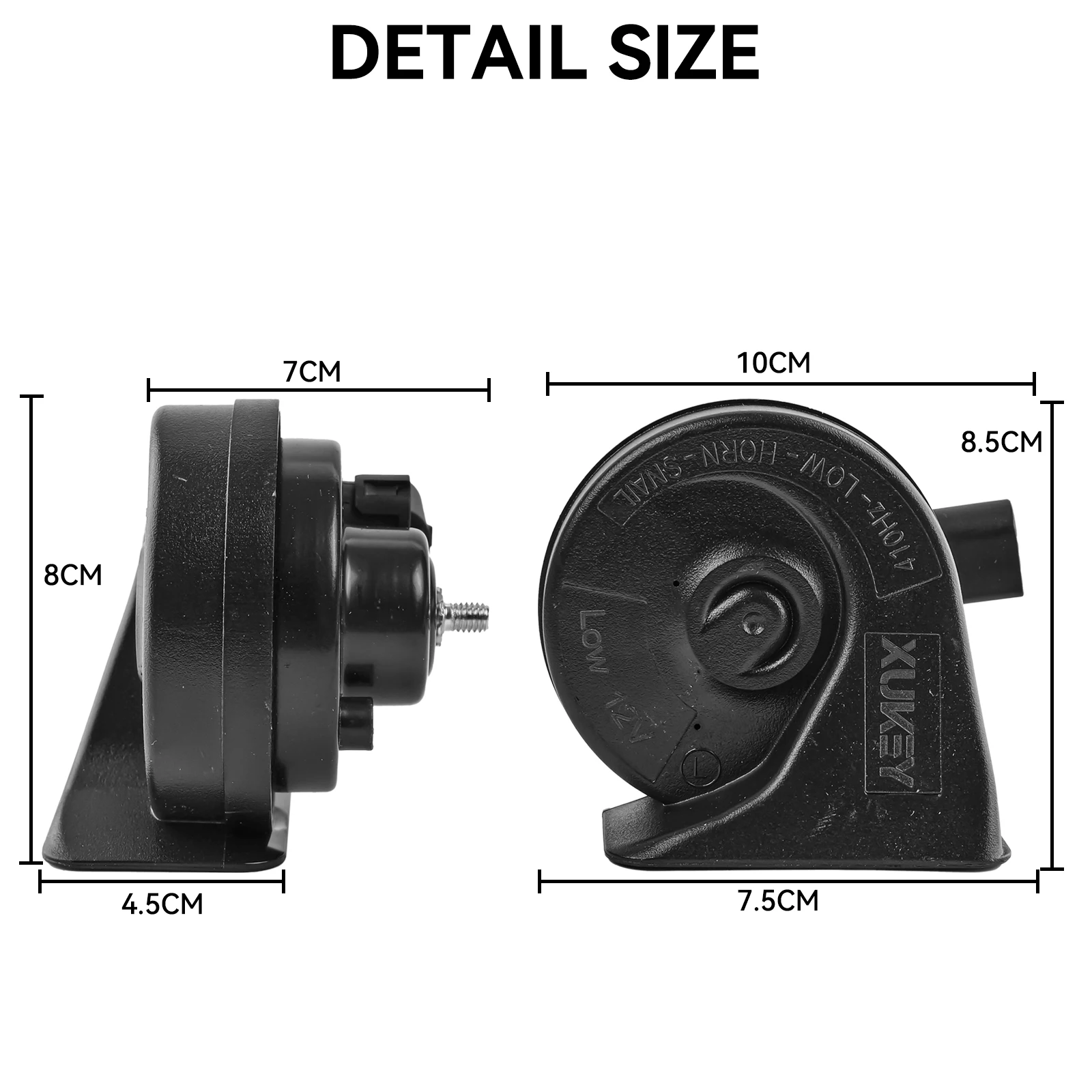 5ND951221 Bocina caracol doble 12V resistente al agua – VW Golf Jetta - imagen 4