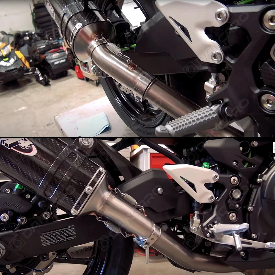 Colector escape Kawasaki Ninja 400 Z400 2017-2021 51mm - imagen 2