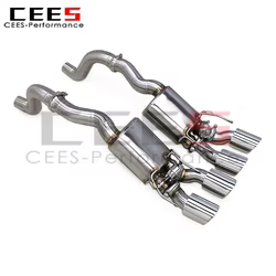Sistema de escape catback Cees para Chevrolet Corvette C6 V8 6.2